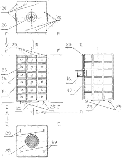 Method for sharing internet of things by APP self-service turnover box terminal combined machine