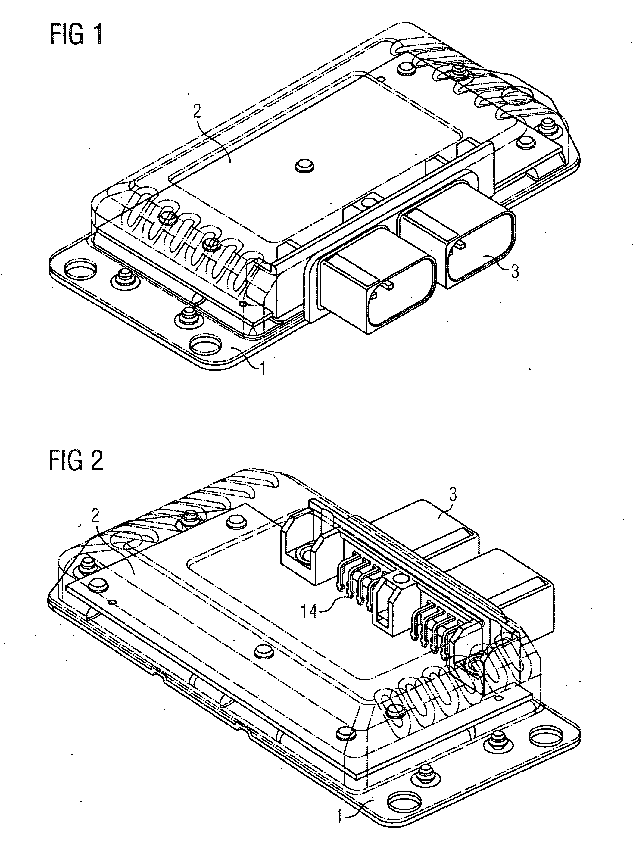 Electric Device Having a Plastic Plug Part Arranged on a Circuit Support