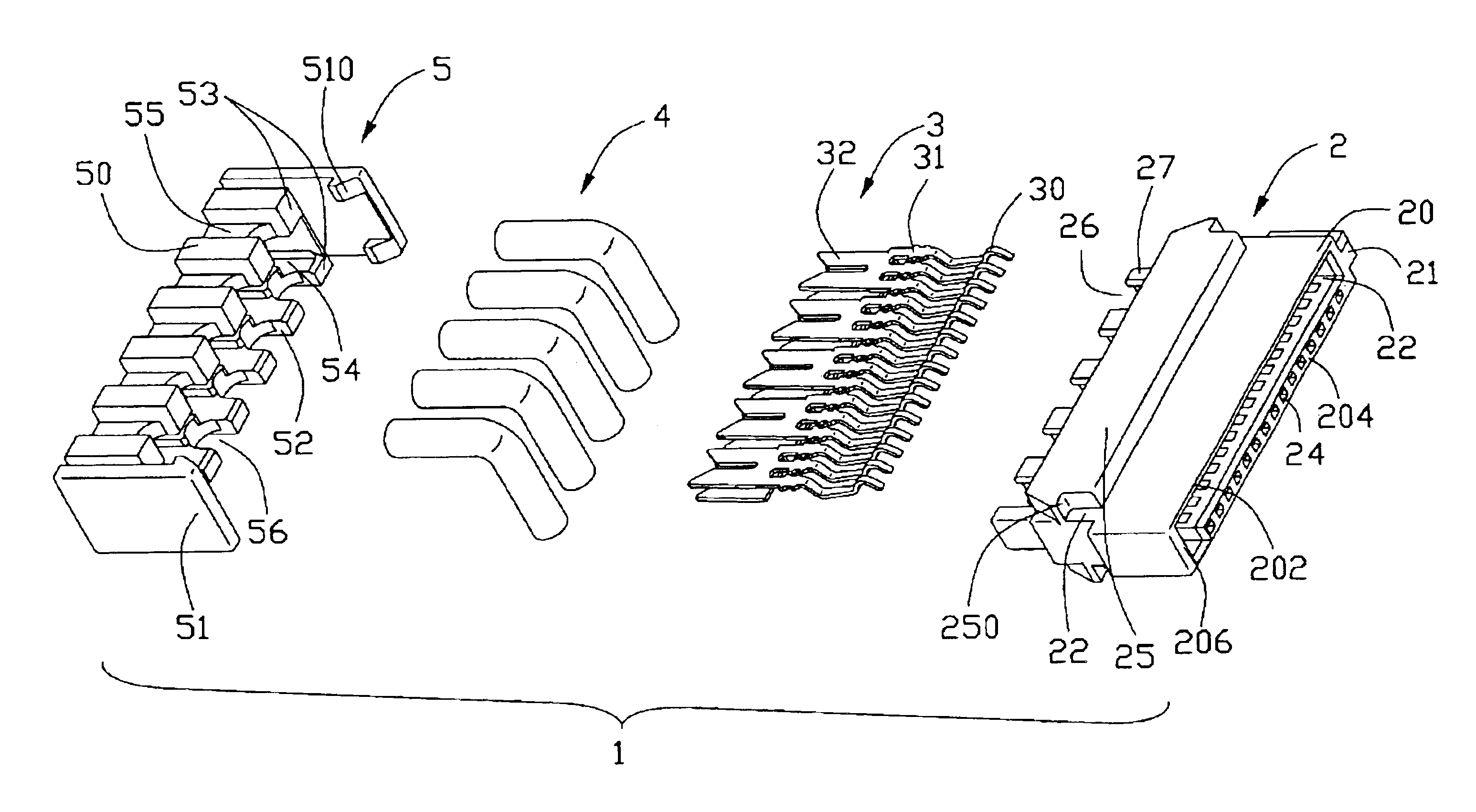 Cable connector assembly with IDC contacts