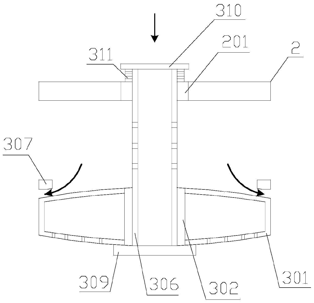 Composite mechanism for inspection well safety and anti-falling
