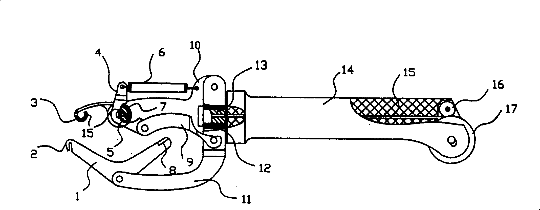 Reinforcing steel bar banding mechanical arm