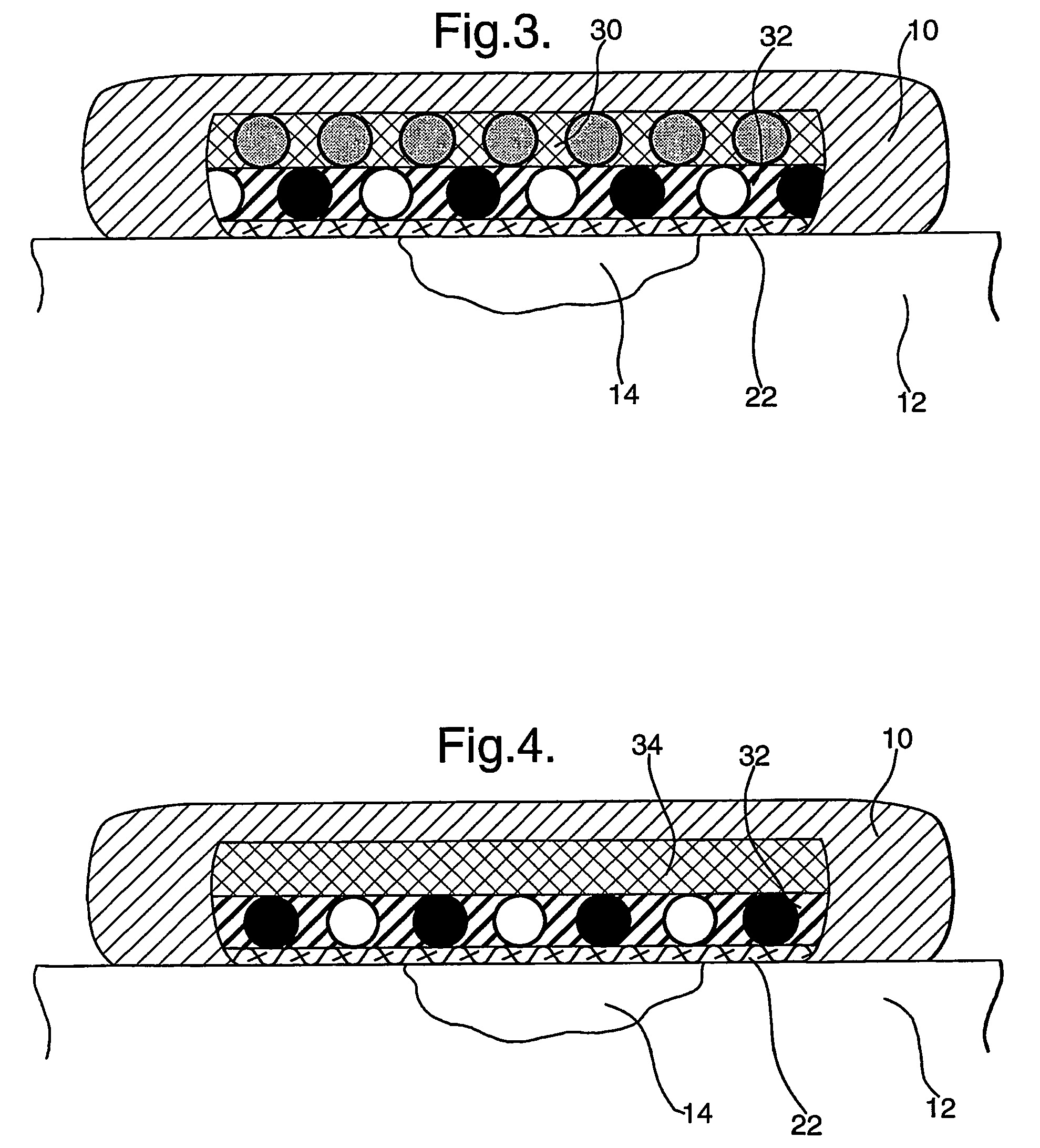 Wound dressings comprising hydrated hydrogels and enzymes
