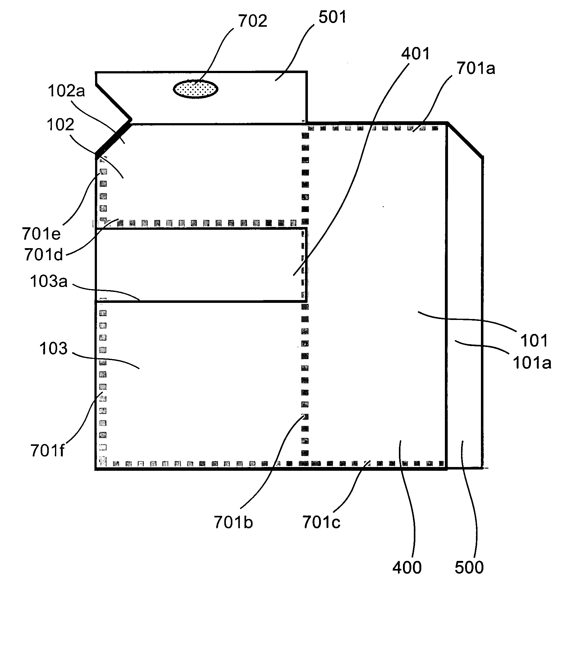 Multi-compartment package attachment apparatus and method