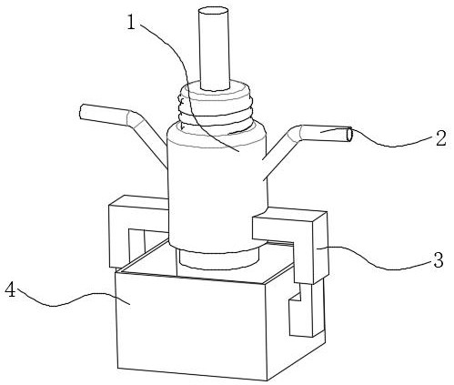 Waste paper crushing device for resource regeneration