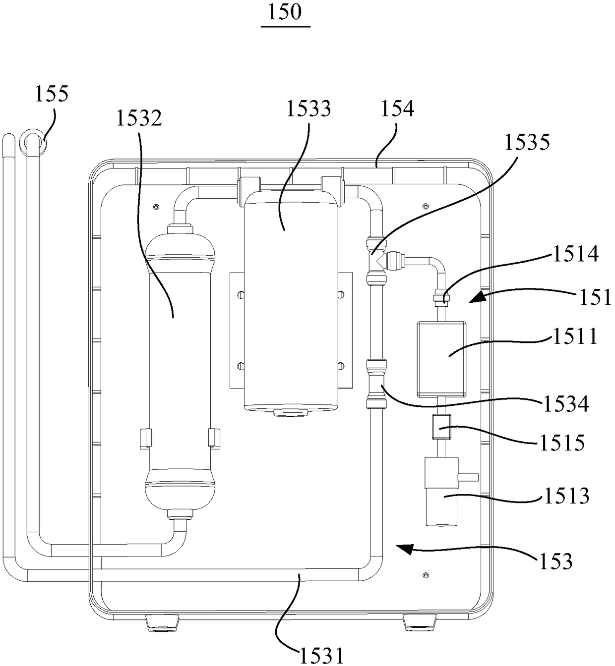 Cleaning device and combined kitchen appliance