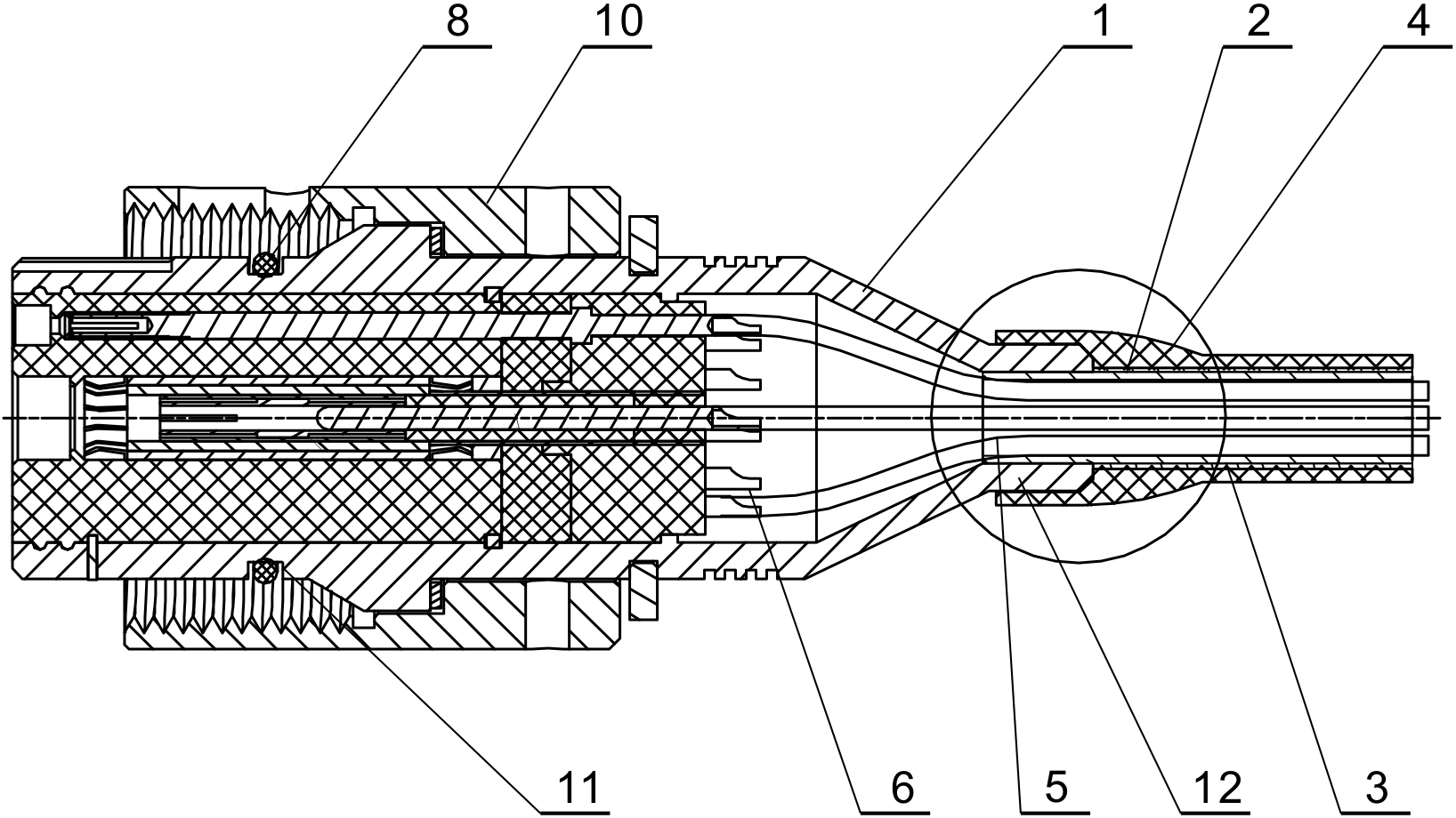 Electric connector sealing structure