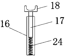 Angle-changeable connection structure for liquid flow detection