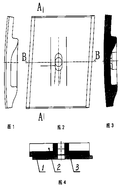 Bimetal composite type abrasion-resistant liner plate and manufacturing method