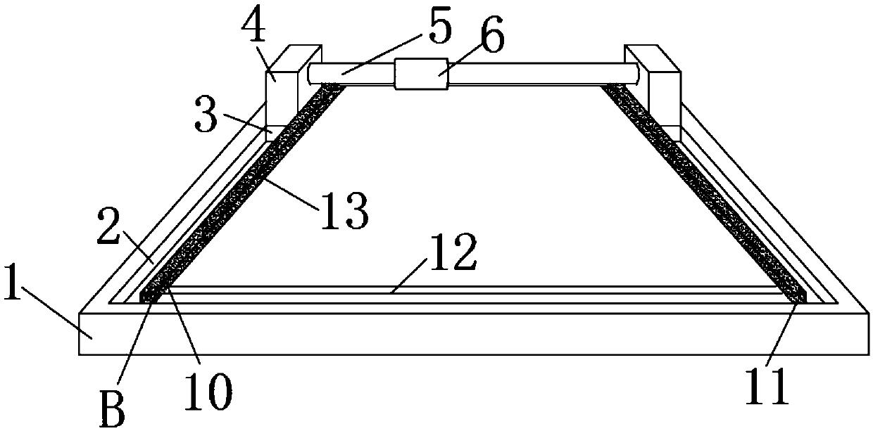 Line scribing device for plate machining