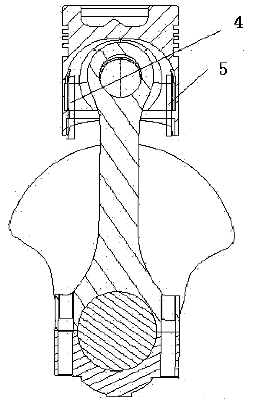 Wireless device for measuring stress and temperature and application thereof arranged in engine piston