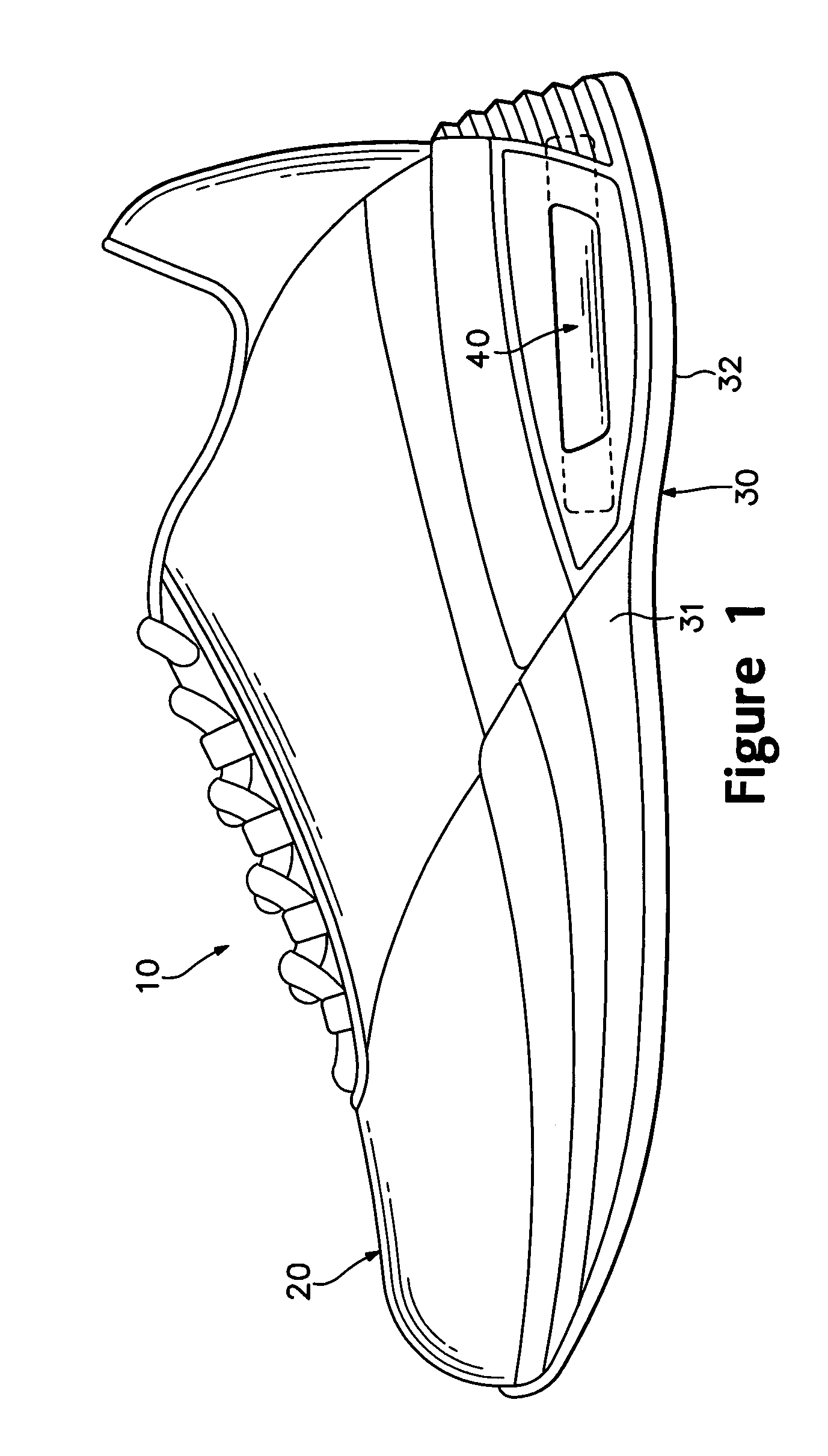 Fluid-filled bladder incorporating a foam tensile member
