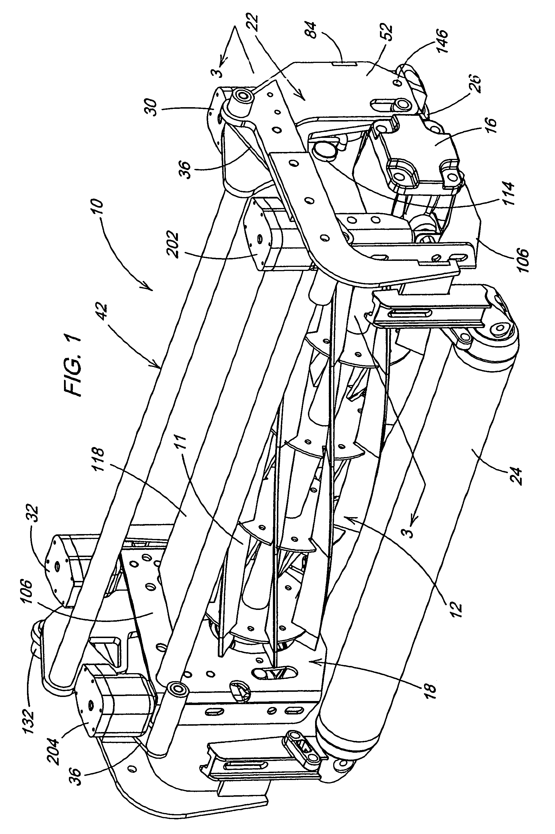 Cutting reel adjusting system