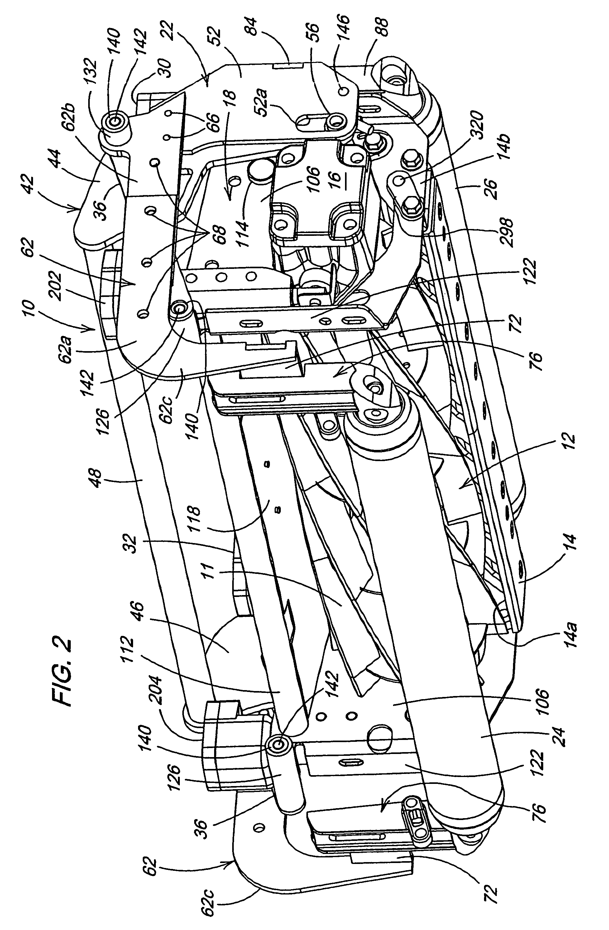 Cutting reel adjusting system