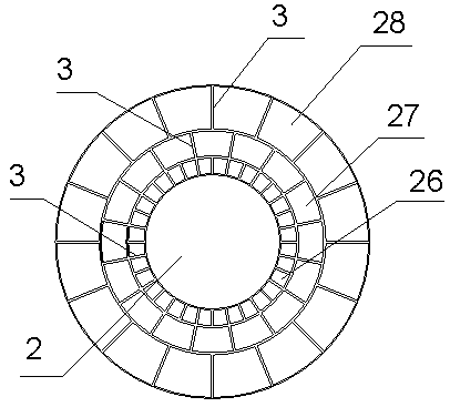 Method for recycling plastic products by virtue of built-in structure