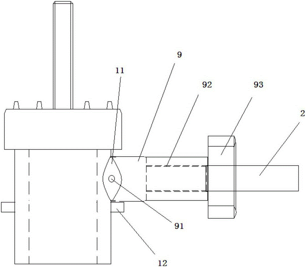 A dual-mode distance-adjusting lightning protection line column-type composite insulator