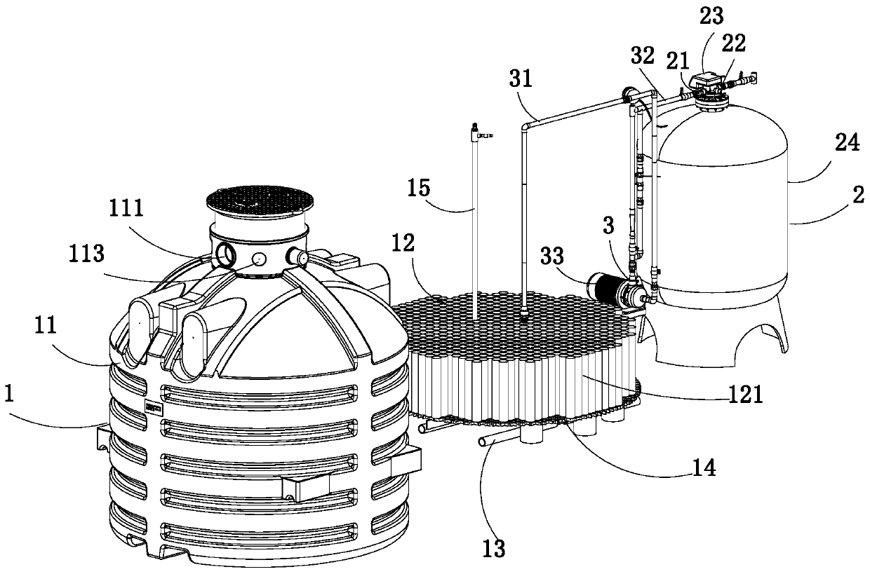 Phosphorus removal system for sewage treatment