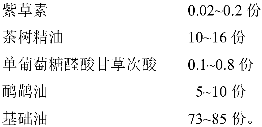 Antipruritic sterilizing repair solution and preparation method thereof