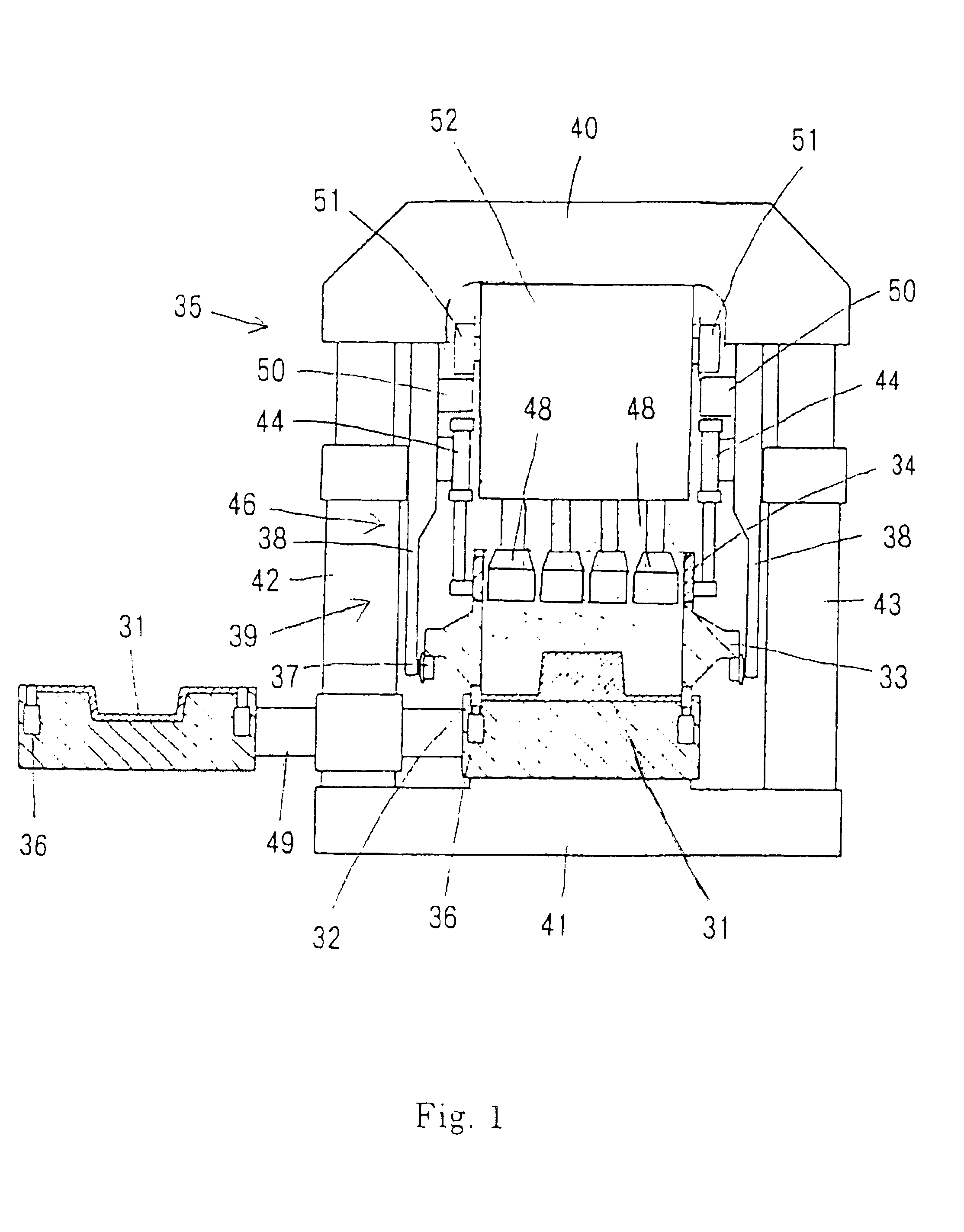 Die molding machine and pattern carrier