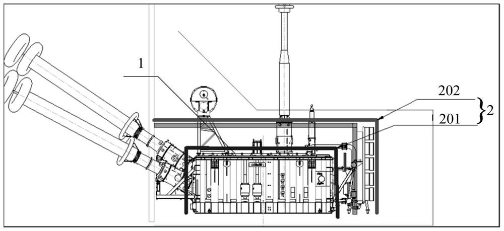 Heat preservation method and system of converter transformer
