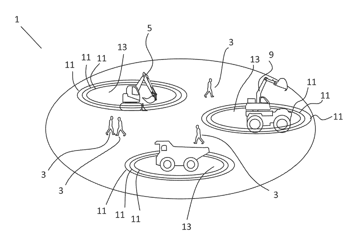 Proximity alarm system and method of operating same