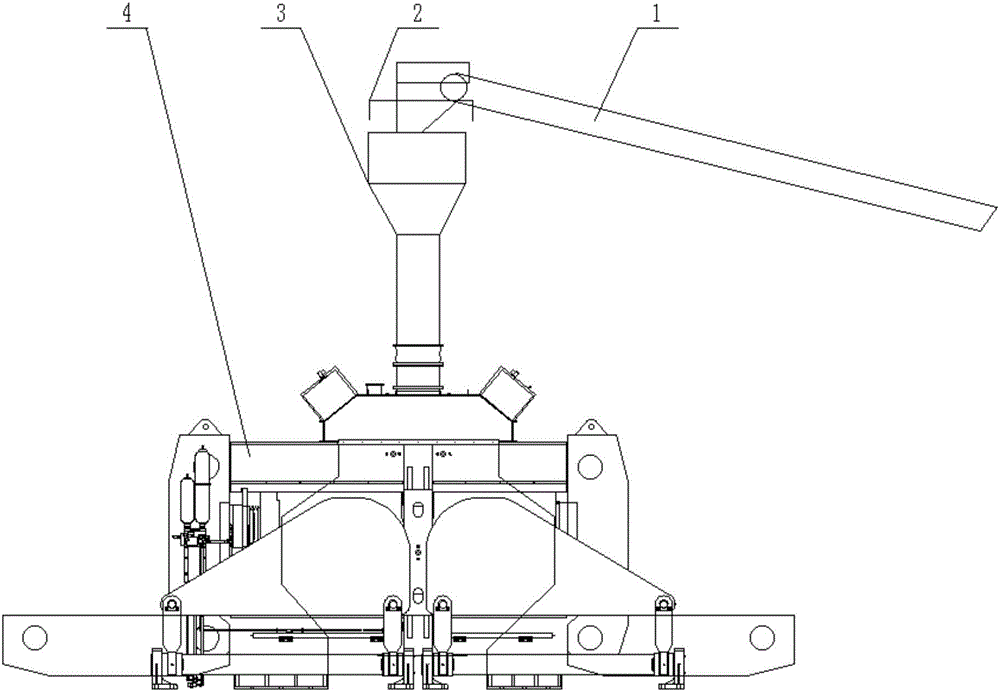 Production line of high-pressure grinding roller