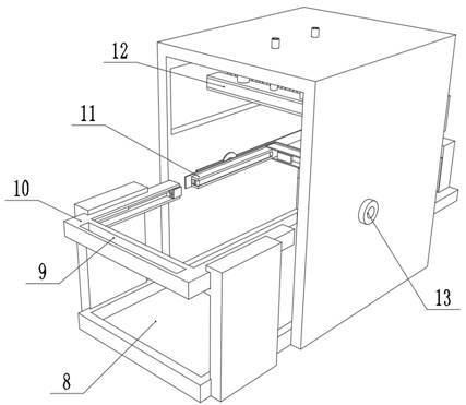 A construction board paint spraying device for construction engineering