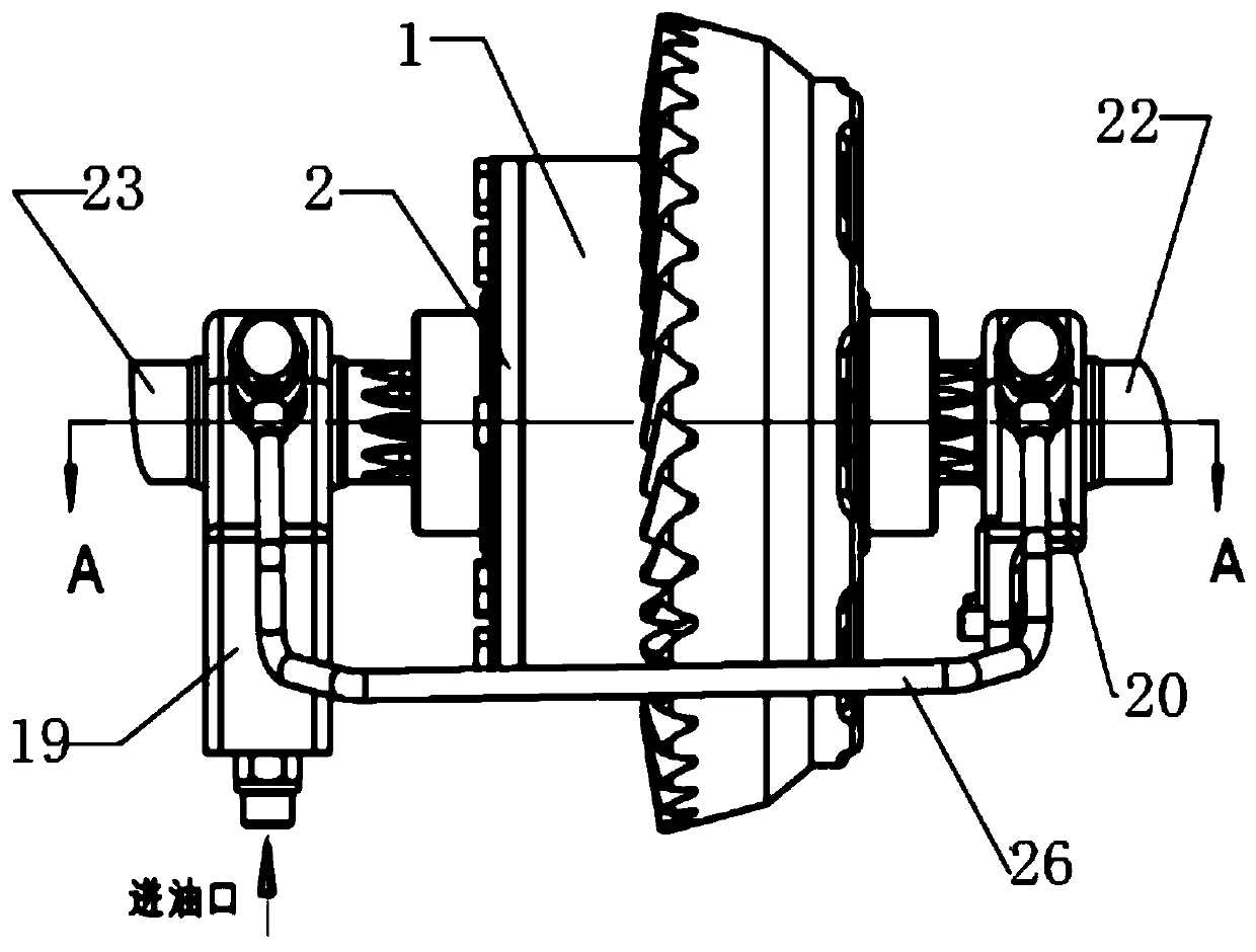 Limited slip differential, control system and control method