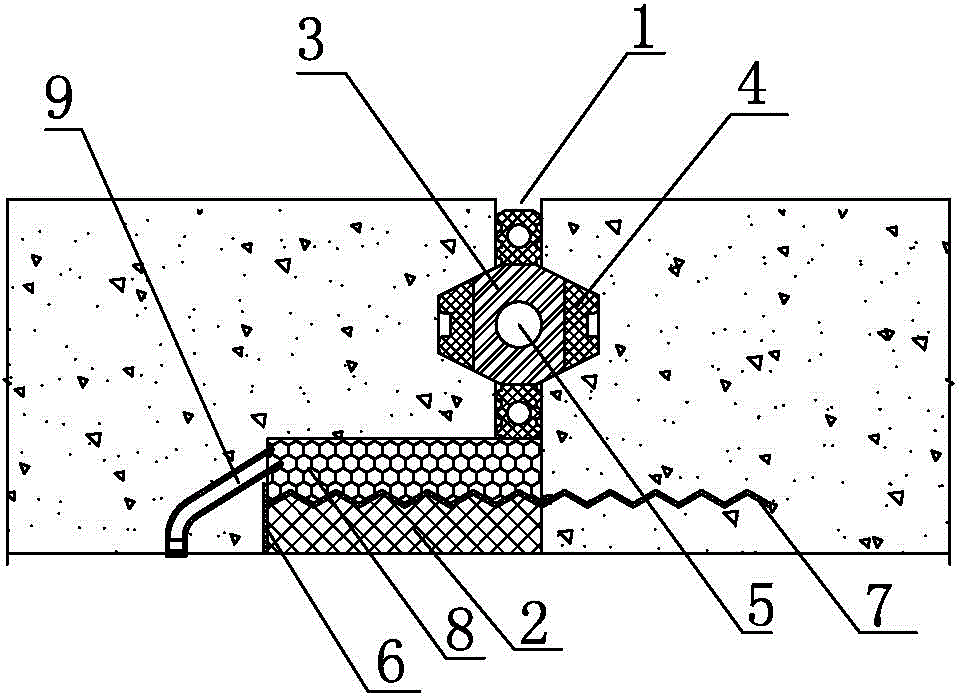 Boss sealing structure for comprehensive pipe rack