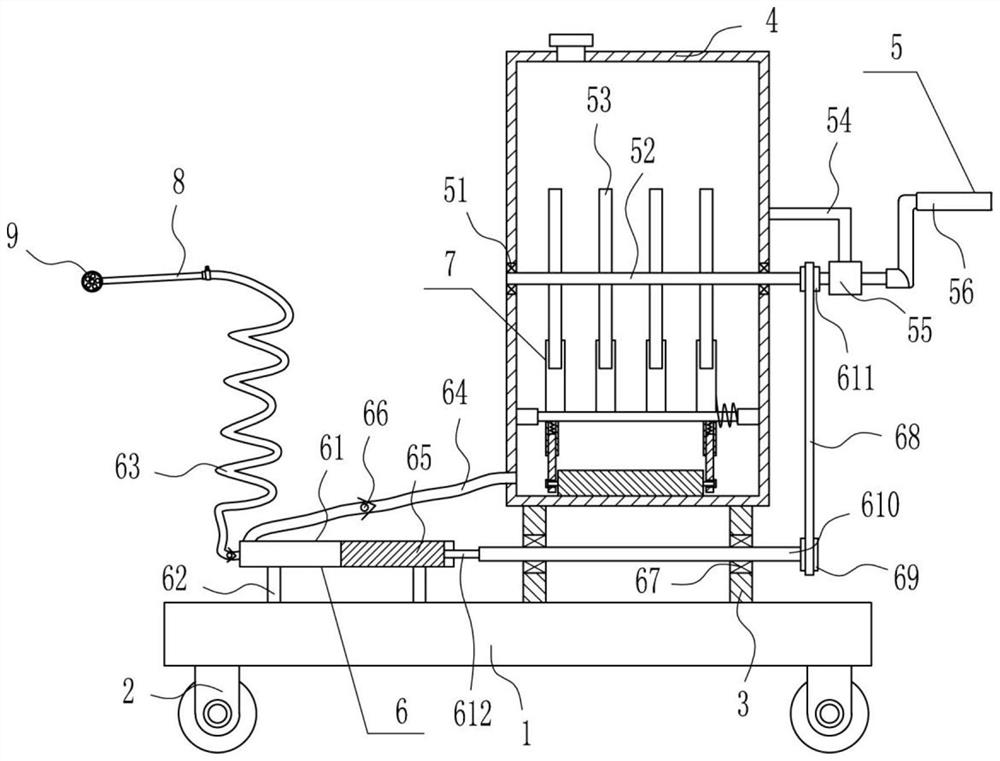 Oral irrigation device for diseased cattle prevention and treatment