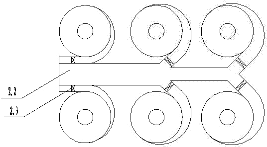 Large stepping type rotating pulse desuter