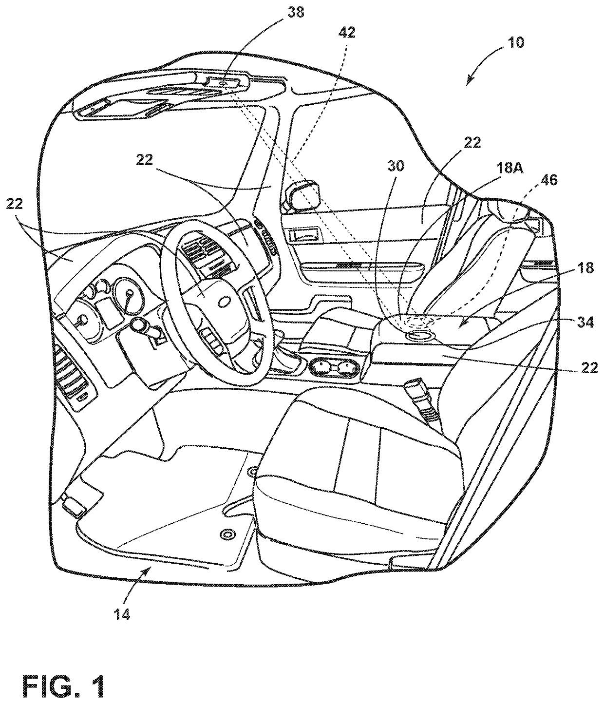 Concealed vehicle indicia