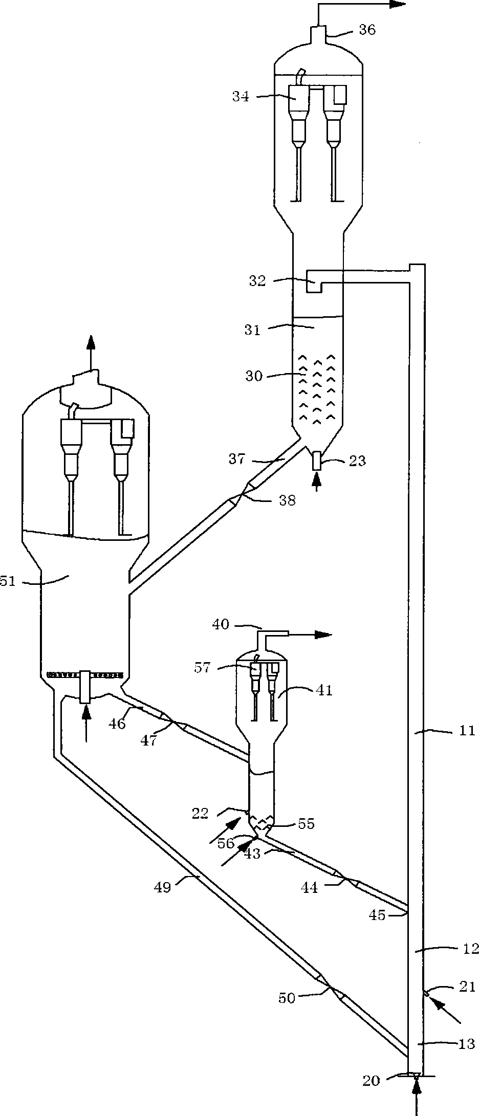 Catalytic cracking method and device capable of increasing propylene yield and improving properties of gasoline