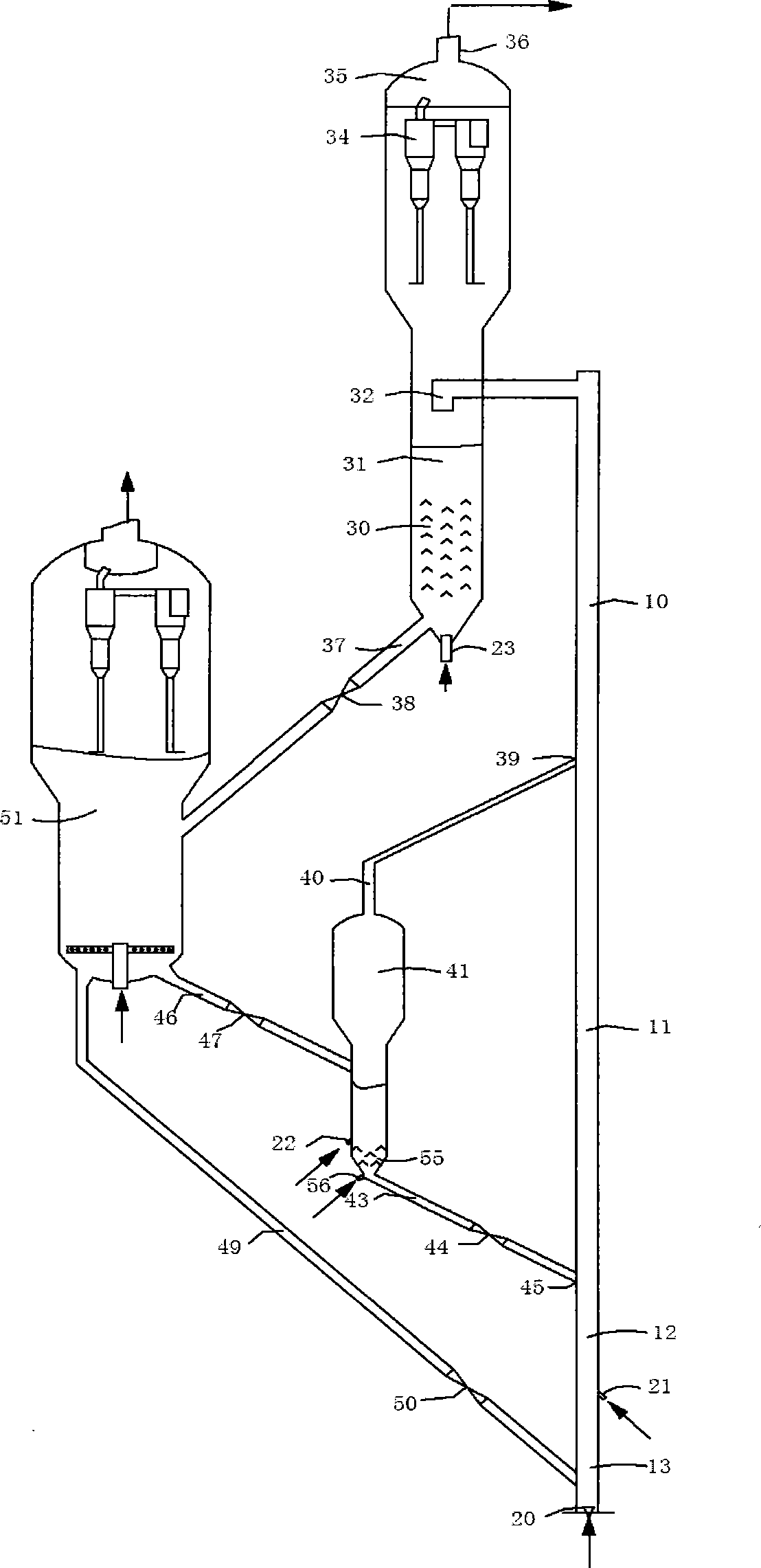 Catalytic cracking method and device capable of increasing propylene yield and improving properties of gasoline