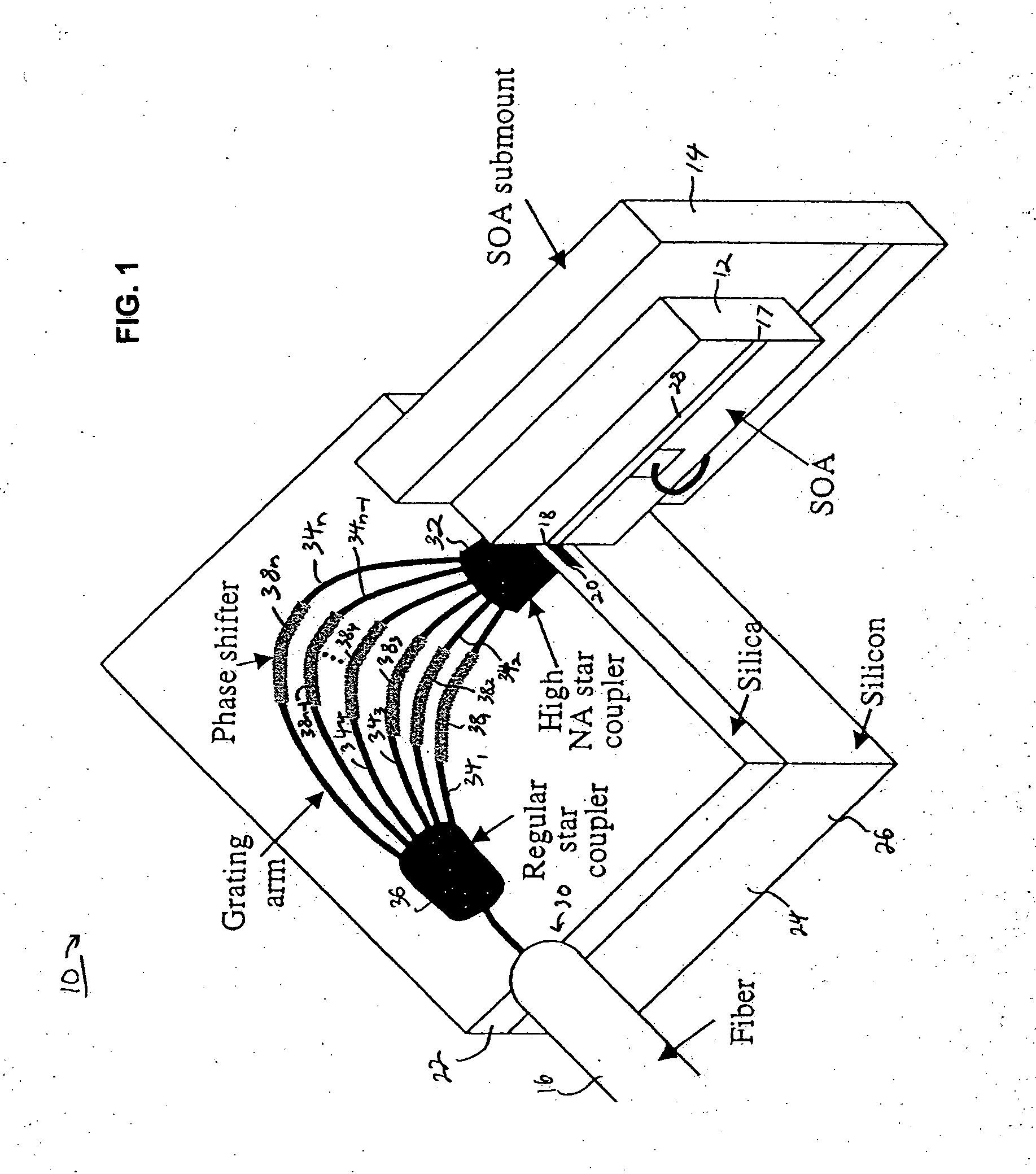 Method and apparatus for mode conversion in a tunable laser