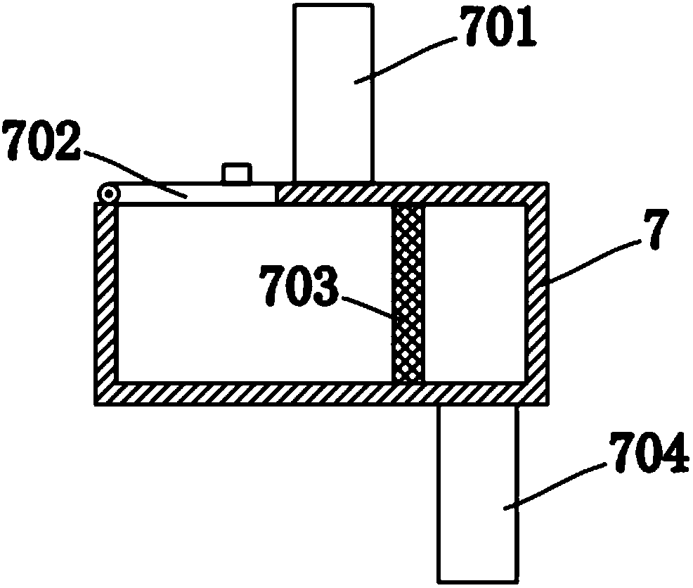 Domestic sewage recycling device and use method