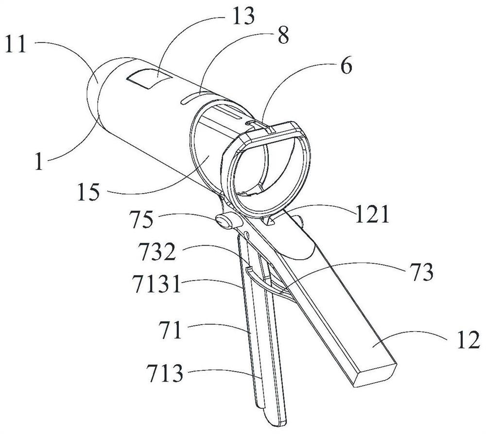 Surgical suturing and cutting device