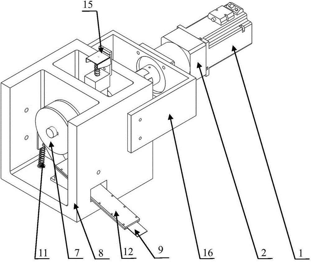 Servomechanism for milling electric spark made of non-conducting material