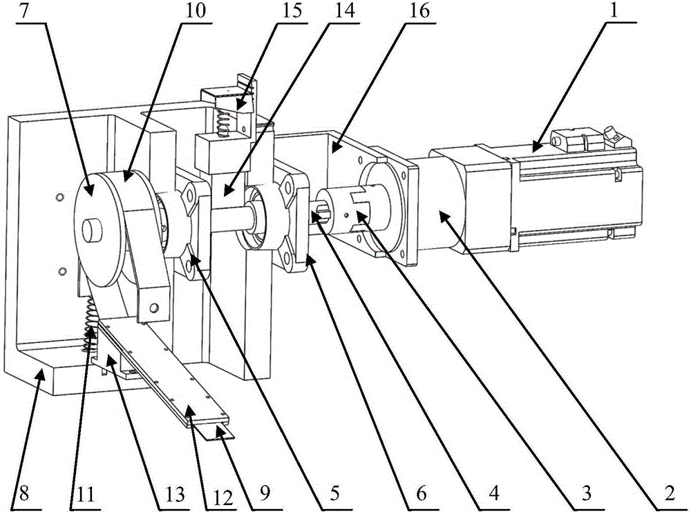 Servomechanism for milling electric spark made of non-conducting material