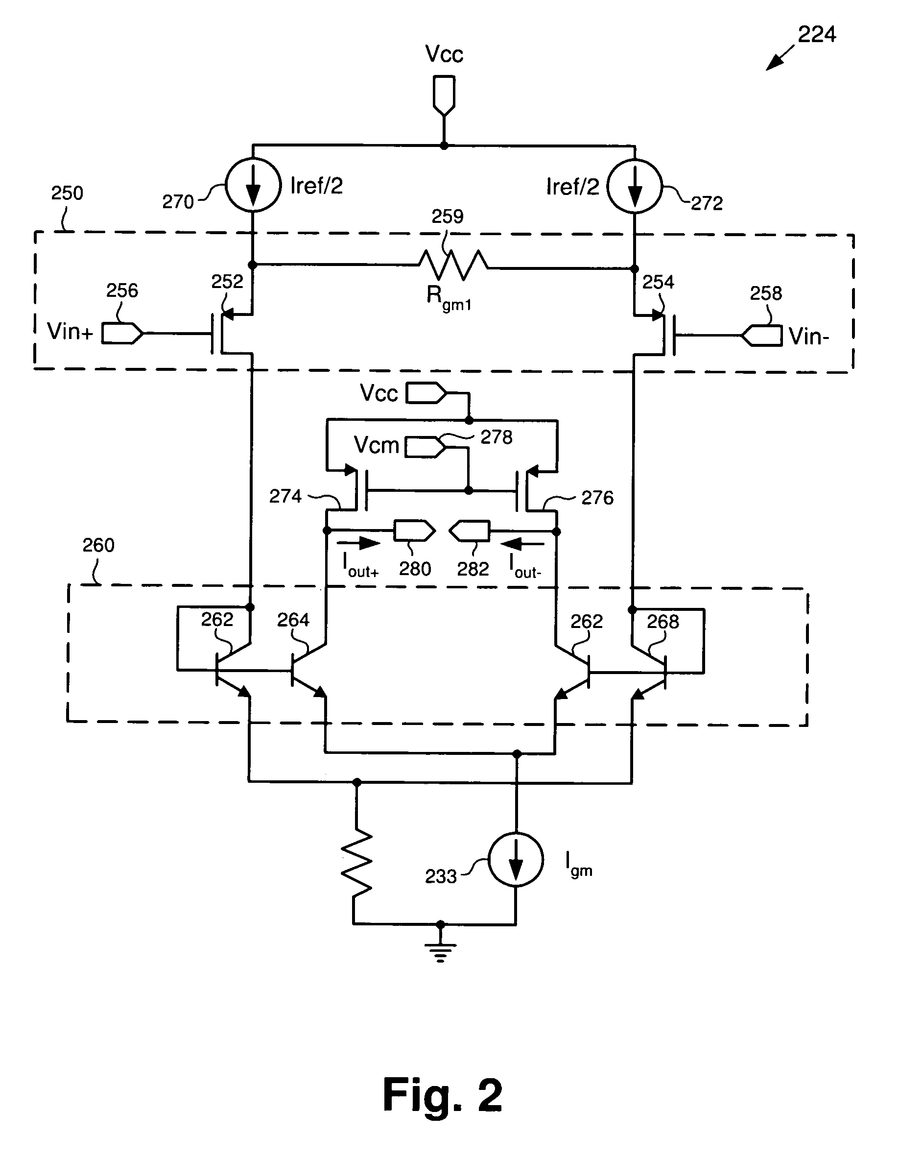 System and method for constant bandwidth DC offset correction in an amplifier