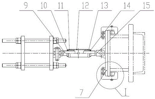 Centering adjusting device for top-drive guide rail