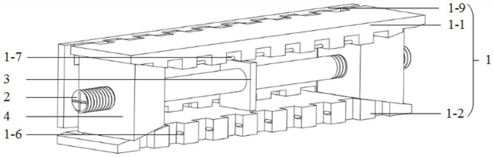 Precise preforming device and method for small-section tunnel in quantitative expansion and contraction model test