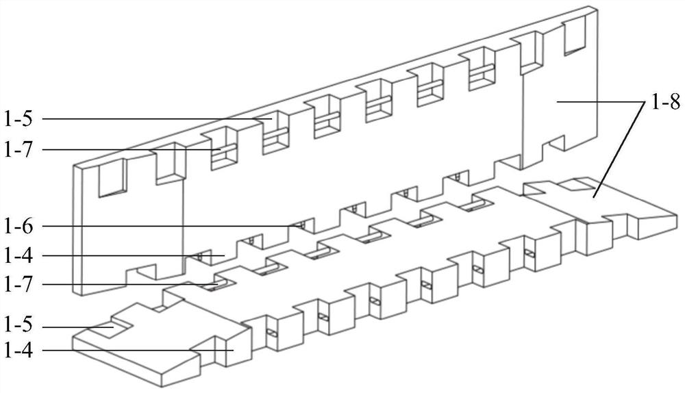 Precise preforming device and method for small-section tunnel in quantitative expansion and contraction model test