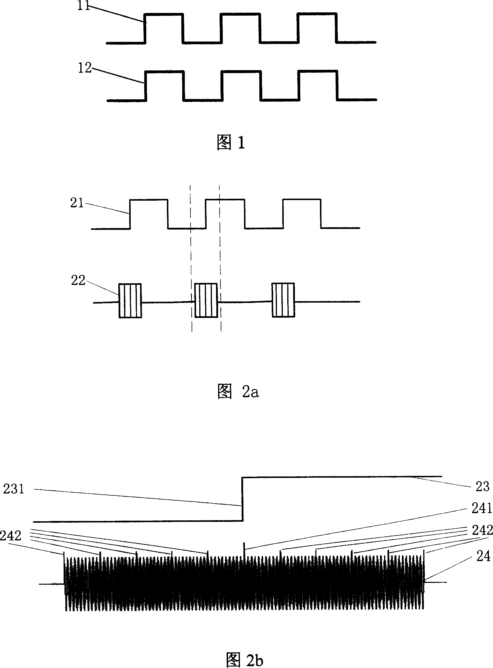 Digital TV video and audio synchronous testing signal and measuring method thereof