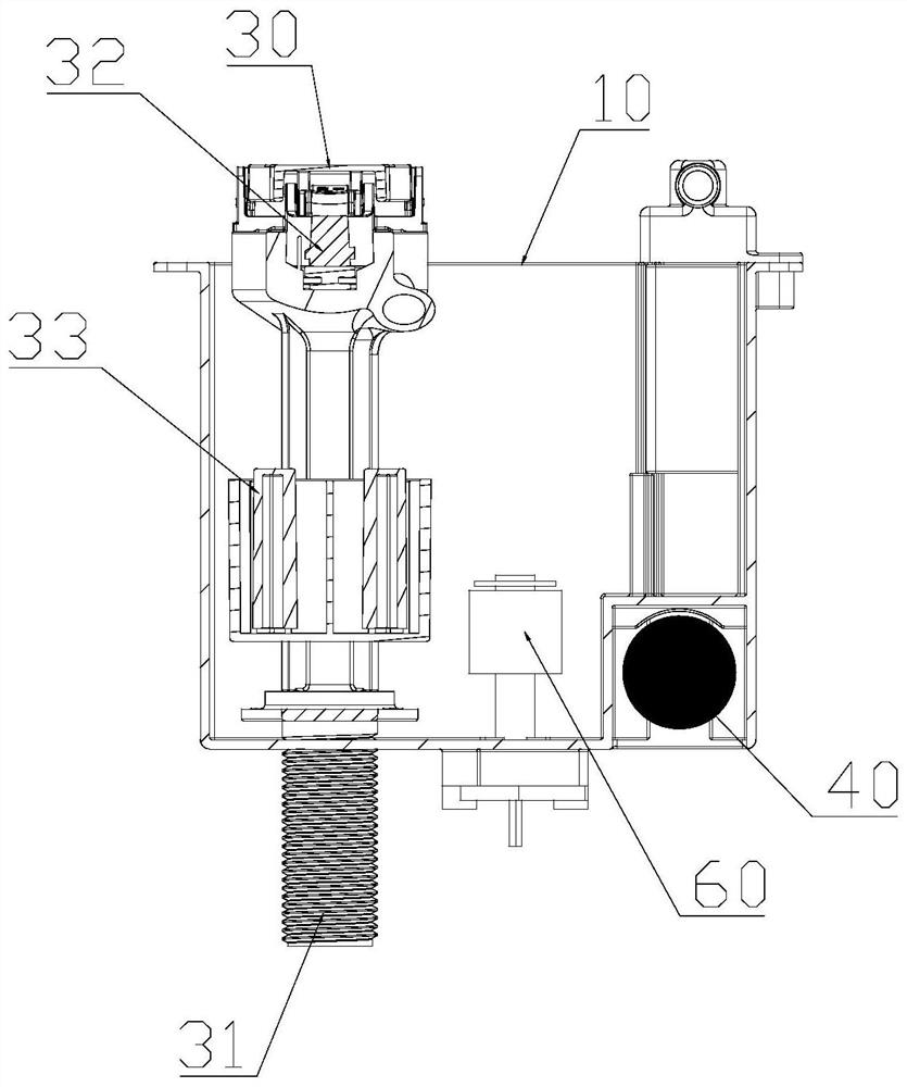 Human body cleaning device capable of discharging water stably and intelligent closestool