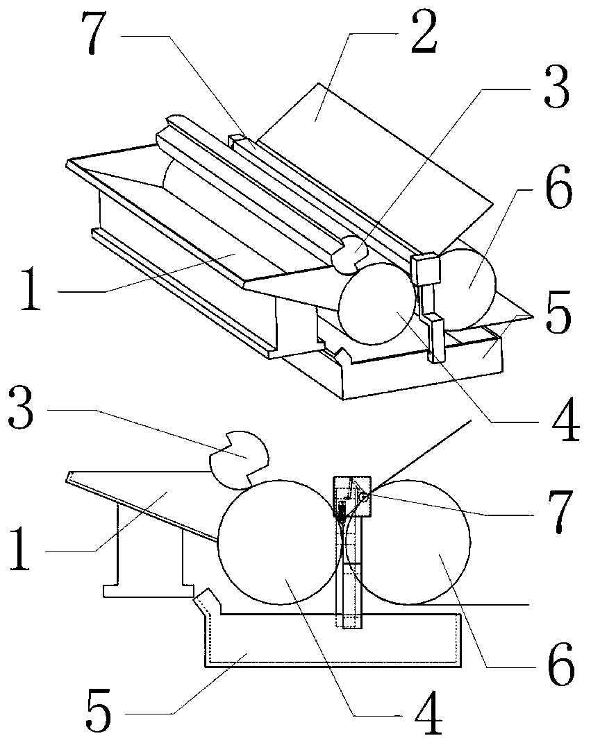 Roll coating device for lithium batteries