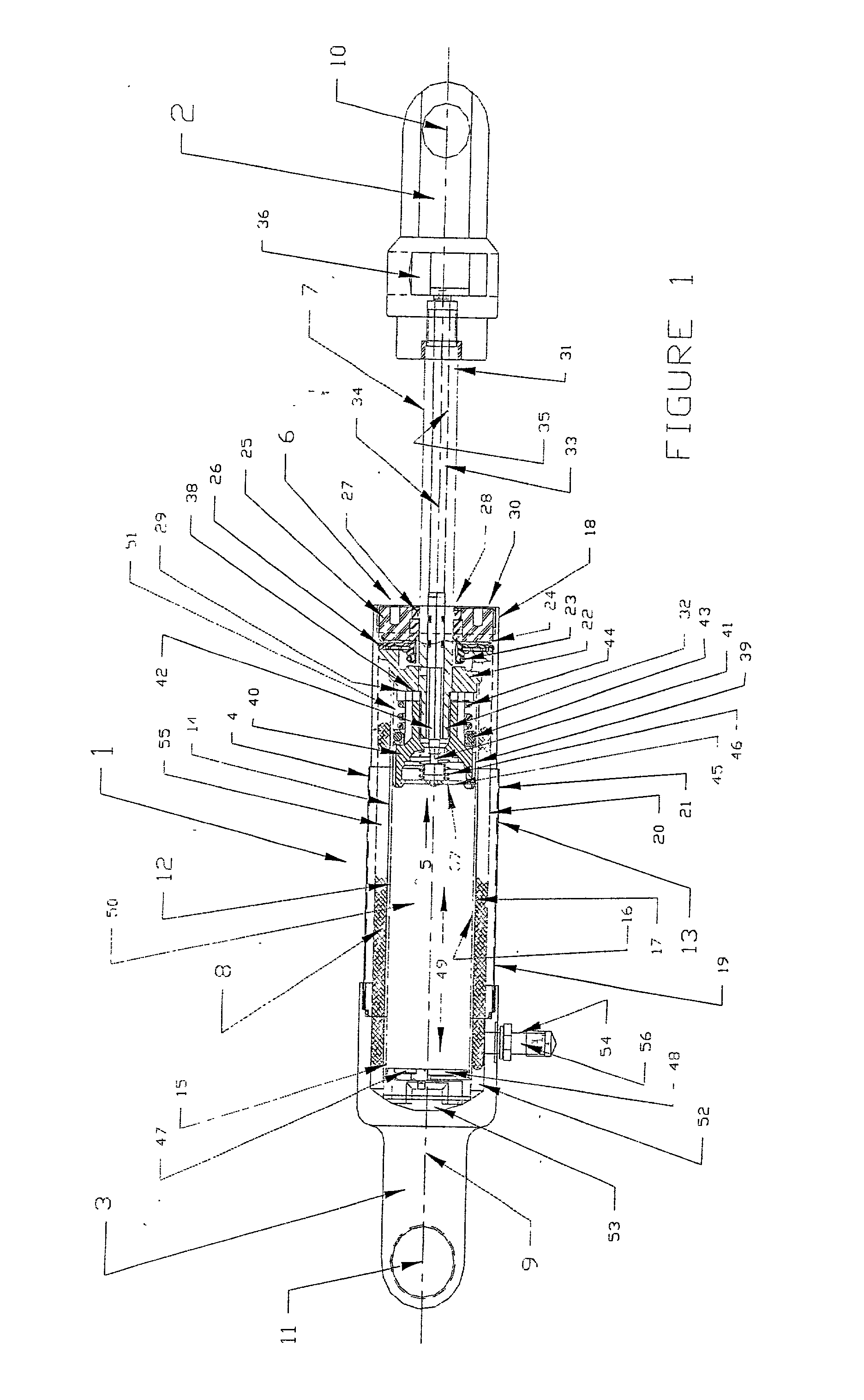 Bladder for use in a damping device