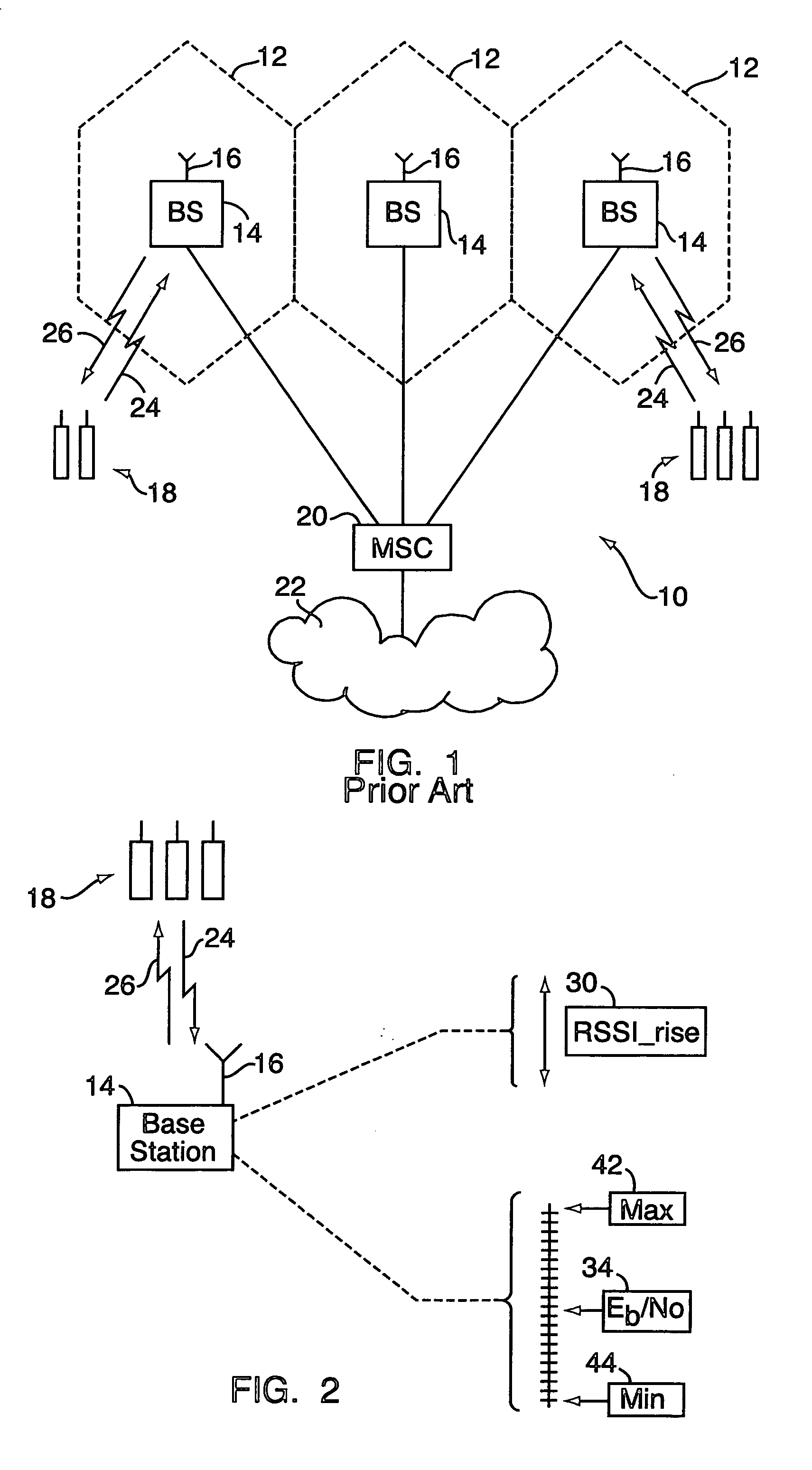 Method for extracting optimal reverse link capacity by scaling reverse link Eb/No setpoint based on aggregate channel load and condition