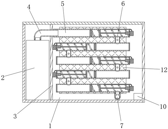 Industrial air-cooled type air conditioner heat exchanger