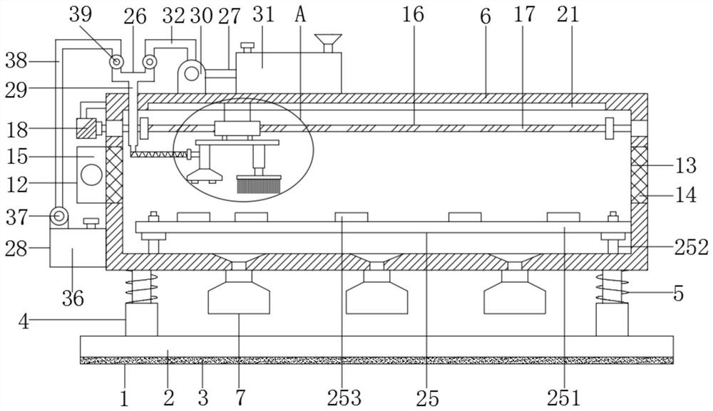 A heat dissipation structure for power electronic components