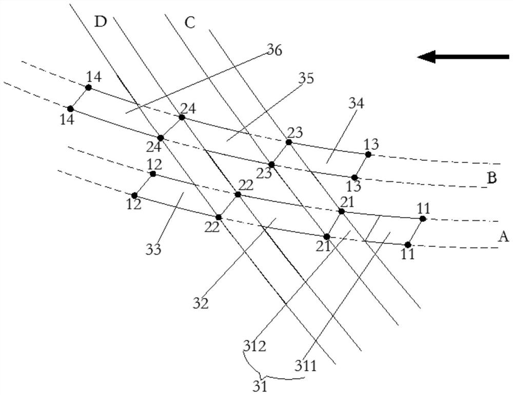 Construction method for removing temporary inverted arch of down-traversing obliquely crossed tunnels